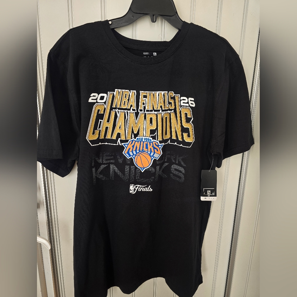 NBA Black Champions Crewneck-Style Sweater with Gold and White Accents